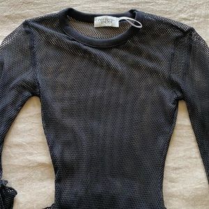 NWOT urban outfitters mesh long sleeve top
